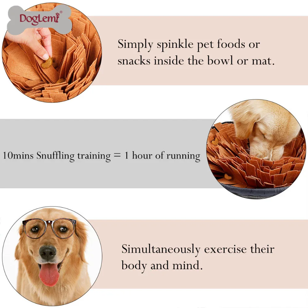 Doglemi Тренировочный Коврик для домашнего питомца собачий коврик nosework одеяло нутюр