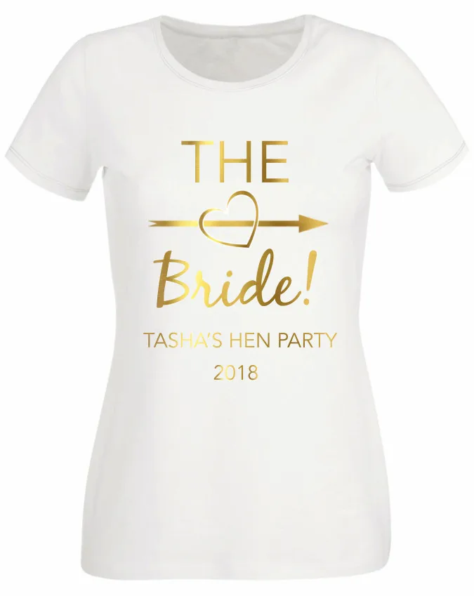 Дропшиппинг курица вечерние Футболка белая надпись BRIDE TRIBE! Облегающий топ с