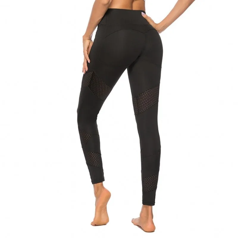 Женские Штаны Для Йоги спортивная одежда для бега высокая талия леггинсы фитнеса