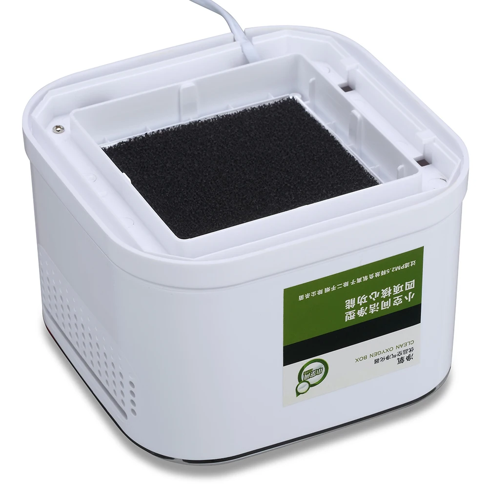 Спальня офис компактный отрицательный ион очиститель воздуха фильтр для очистки