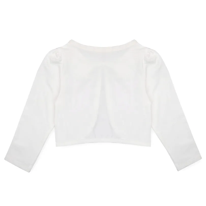 Детское Болеро для малышей Верхняя одежда детей куртка невесты накидка девочек