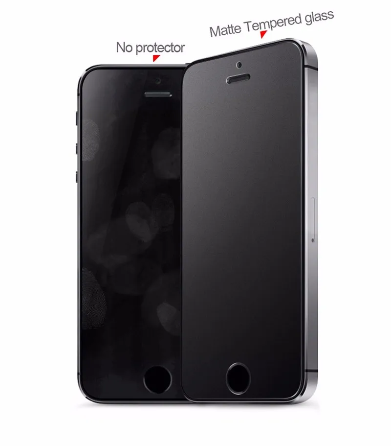 9H матовое закаленное стекло для iPhone X Xs Max XR 11 Pro Max 6S 6 7 8 Plus 5 5S SE 5C защита экрана против отпечатков пальцев