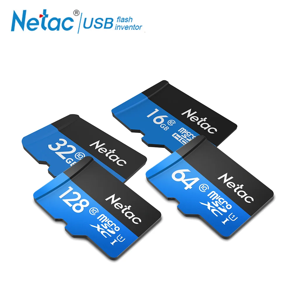 Netac 32GB чехол для телефона карты памяти класса 10 16GB TF карты флэш-памяти Micro SD Card 128GB жесткий диск флеш-память на 64GB высокого Скорость 80 МБ/с. для смартфона