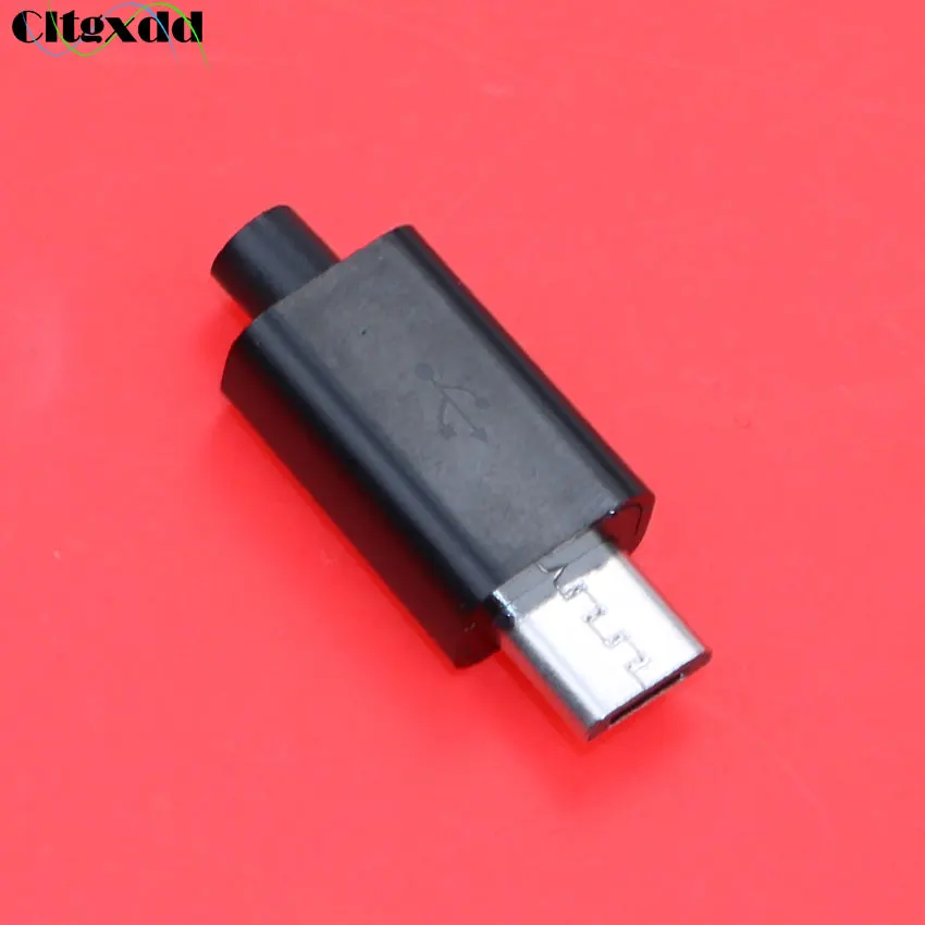 Cltgxdd 1 шт. Micro USB 4 контактный Штекерный разъем для сварки данных OTG линейный