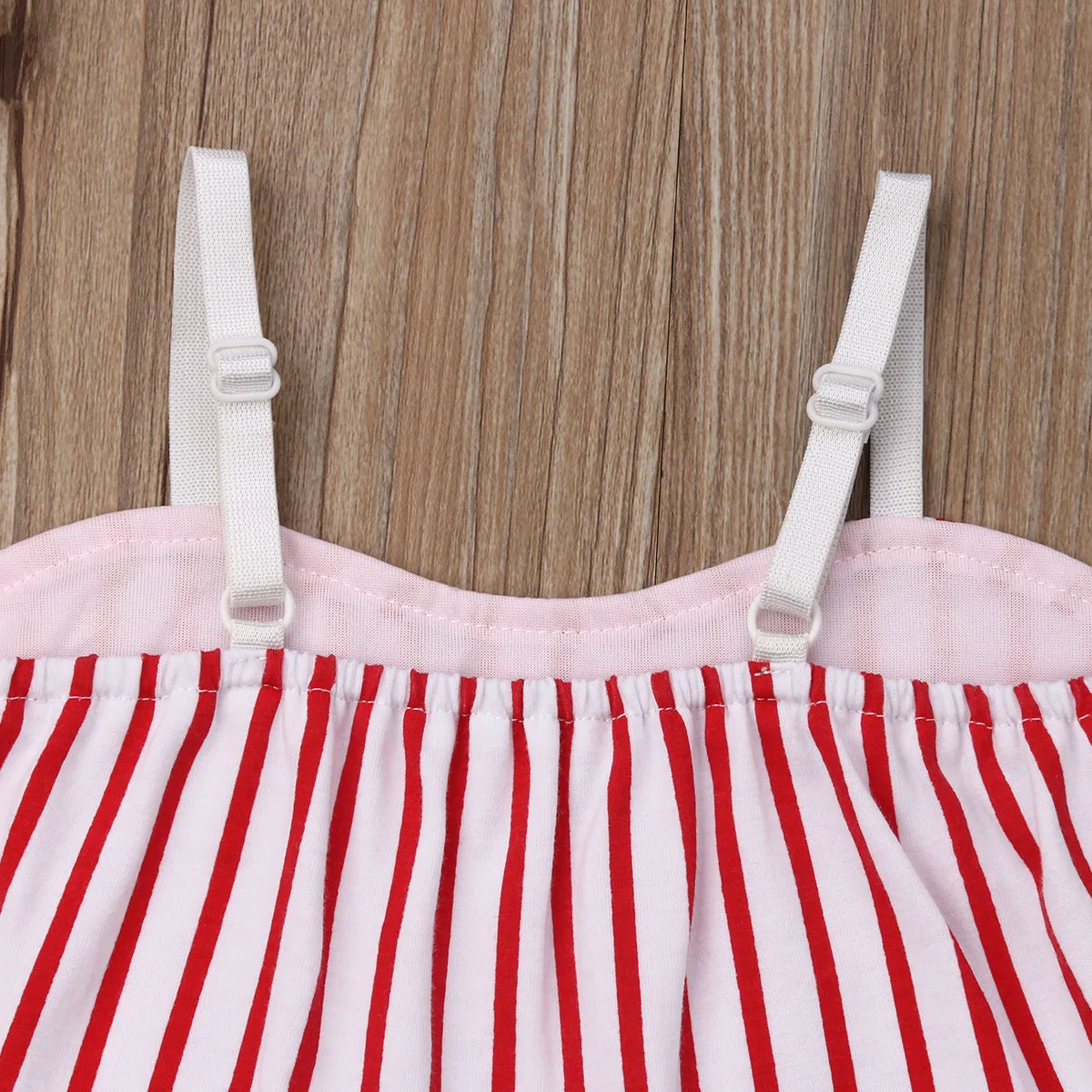 Платье для маленьких девочек милое Полосатое платье со звездами праздничное