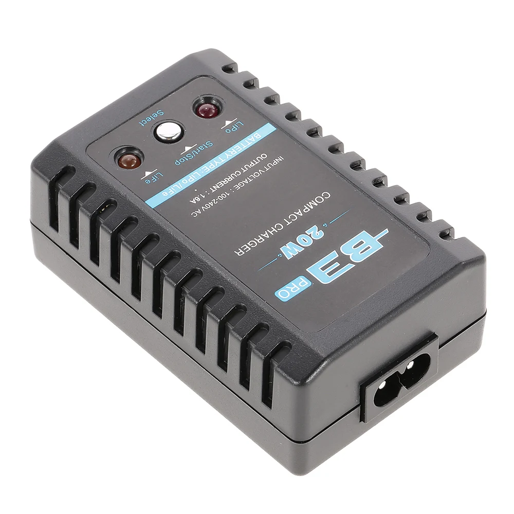 Компактное балансирующее зарядное устройство B3 PRO 20 Вт 2S 3S для LiFe Lipo Battery RC Drone