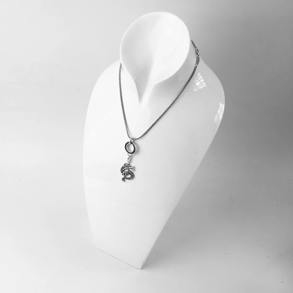 Black Dragon Charm Pendant Fit Bracelet &amp Necklace 2019 New Trendy 925 Sterling Silver Good Making Jewelry Gift For Women Bijoux |