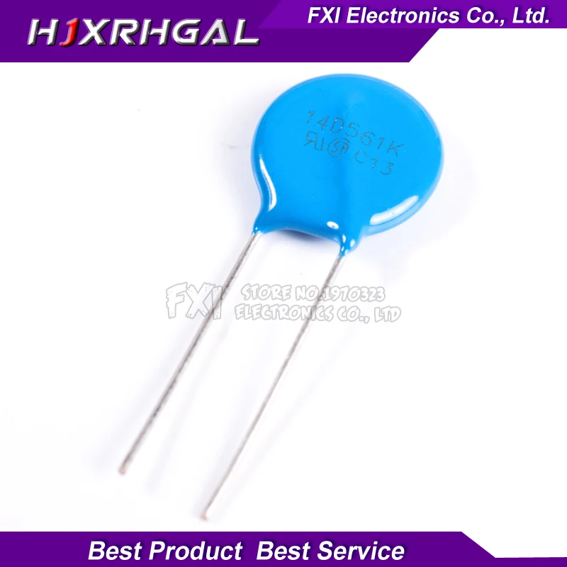 10 шт. Варистор 14D561K 560 в piezoresistor 14D561 | Электронные компоненты и принадлежности