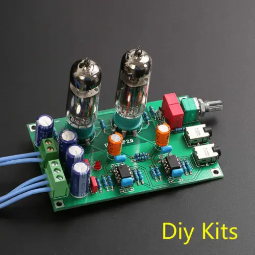 Class A 6J5 Valve Pre-amp Tube Buffer PreAmplifier Board Headphone Amplifier Kit