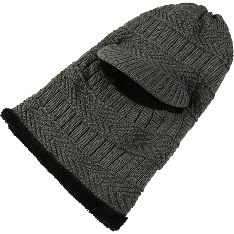 

Ymsaid Winter Fashion Beanies Wool Hat Warm Knit Hat Outdoor Men and Women Cold Protection Cap Balaclava