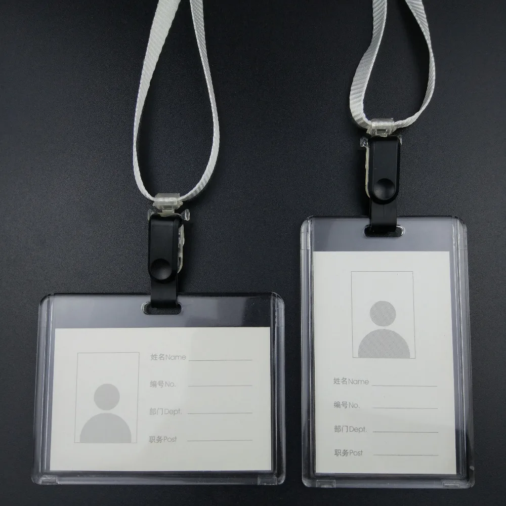 Высококачественный держатель для подарочных карт и подвесной зажим значок