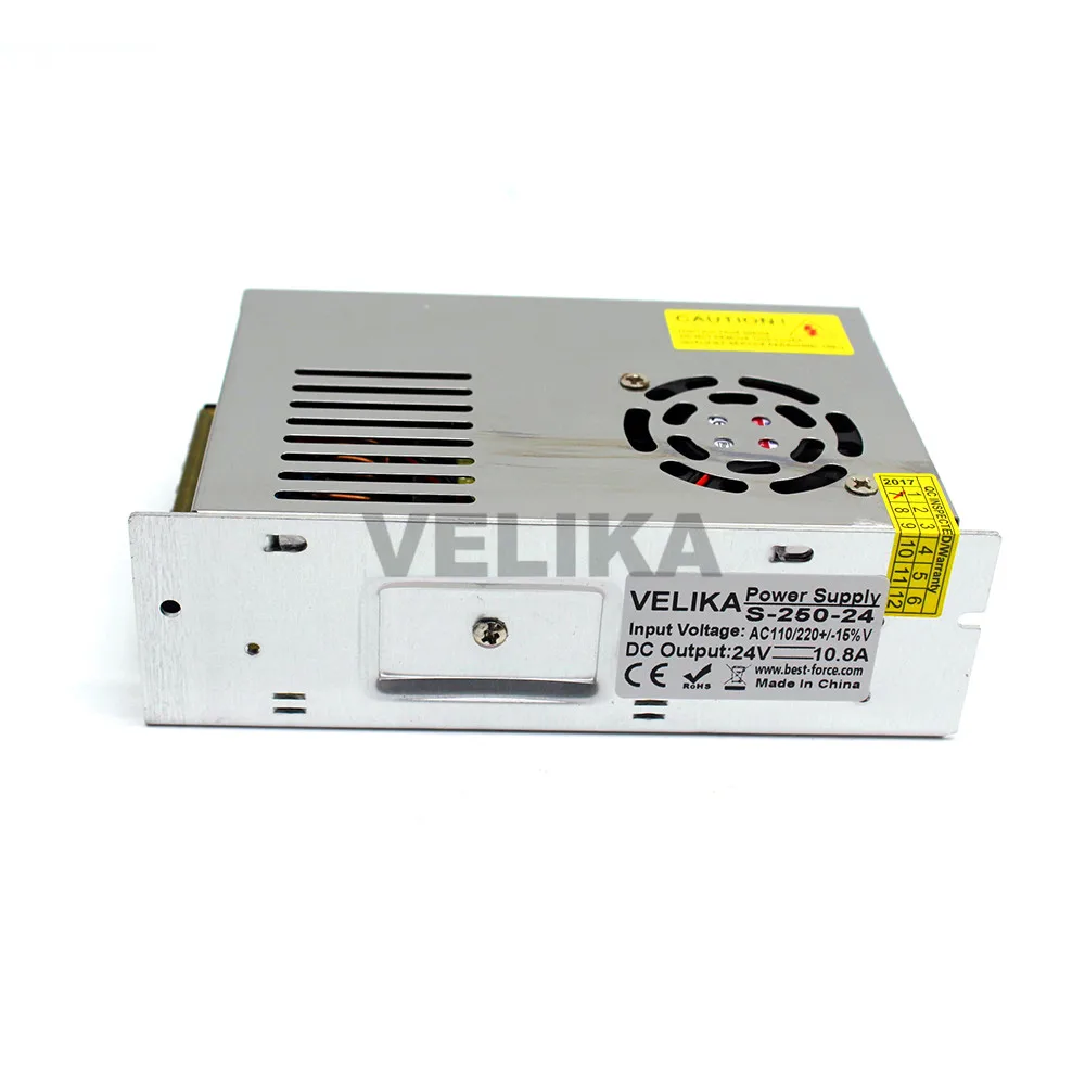 250 Вт 10.8A 24 В DC выключатель питания трансформатор 220 110 AC DC24V SMPS для светодиодных