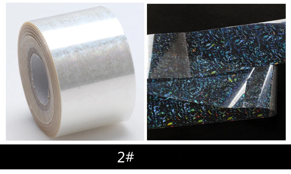 120m/roll Holographic Nail Foils Starry Sky Glitter Art Transfer Sticker Paper Wraps DIY Accessories 10 Designs | Красота и здоровье
