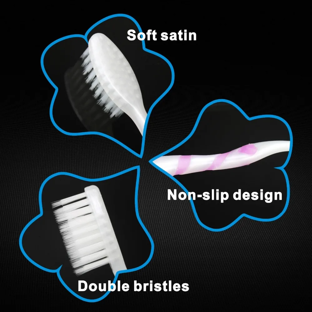 1 шт. антибактериальная зубная щётка из ПП + ТПР|Зубные щетки| |