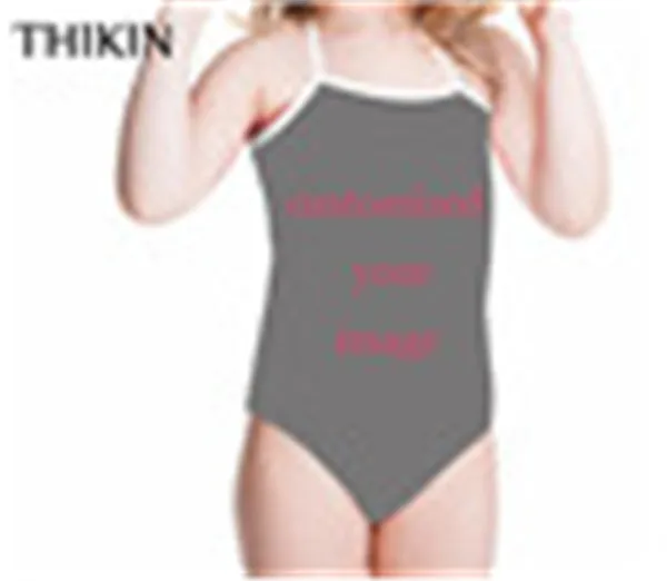 customized THIKIN Soy Luna/купальник с рисунком для девочек, детские купальники, цельные костюмы, бандаж, детский купальный костюм, одежда для плавания - Цвет: customized