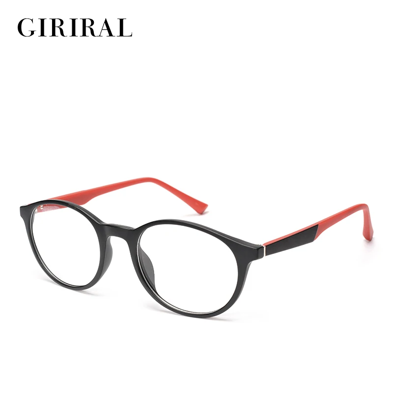 

2018 TR90 women eyewear frame round designer clear vintage transparent myopia optical fashion glasses frame #1-YX0327-3