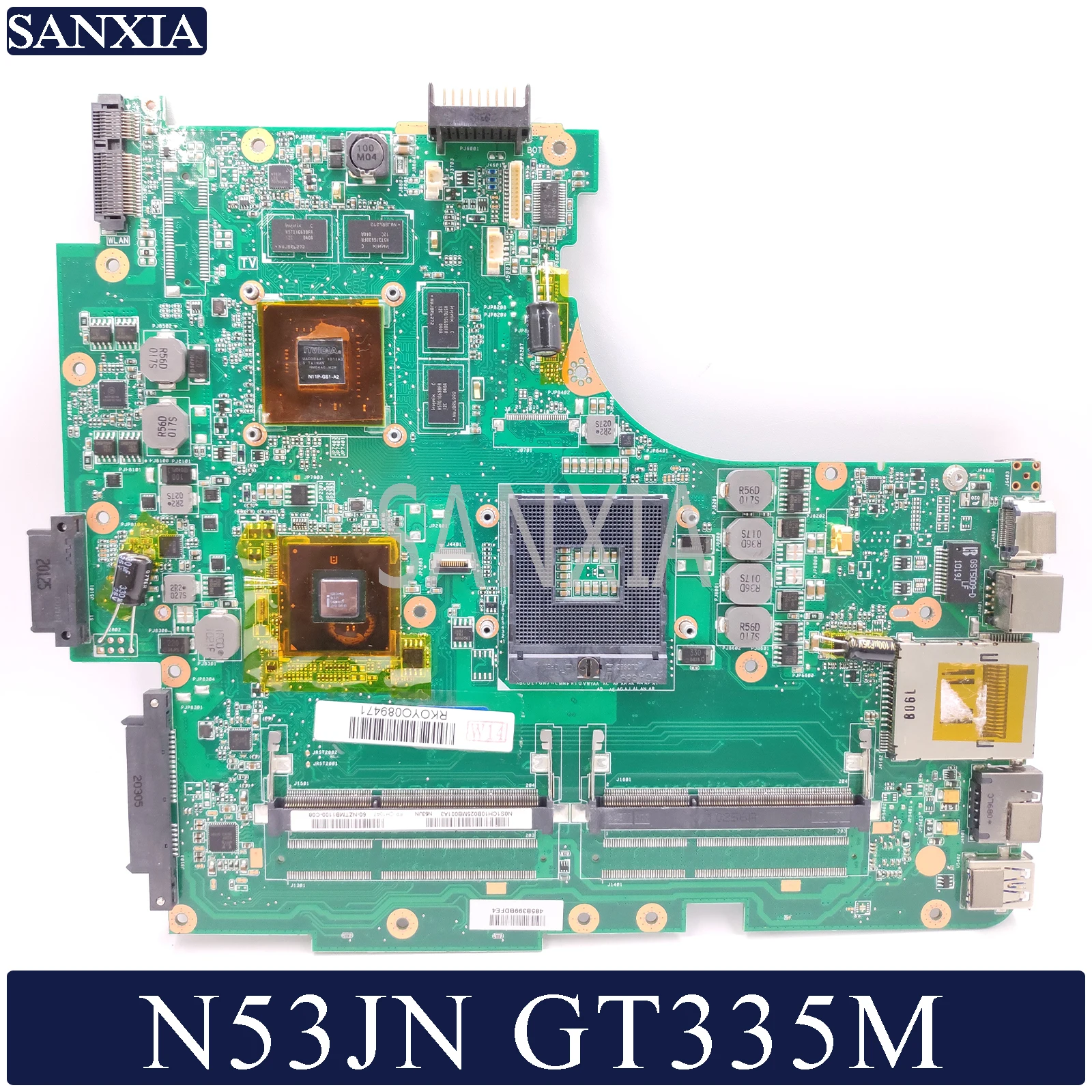Материнская плата KEFU N53JN для ноутбука ASUS N53JG N53JF N53JL оригинальная материнская 100%