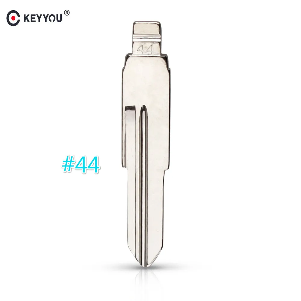 KEYYOU металлическая пустая НЕОБРАБОТАННАЯ флип-модель KD Модель № 44 для Chery Elegant Blade |