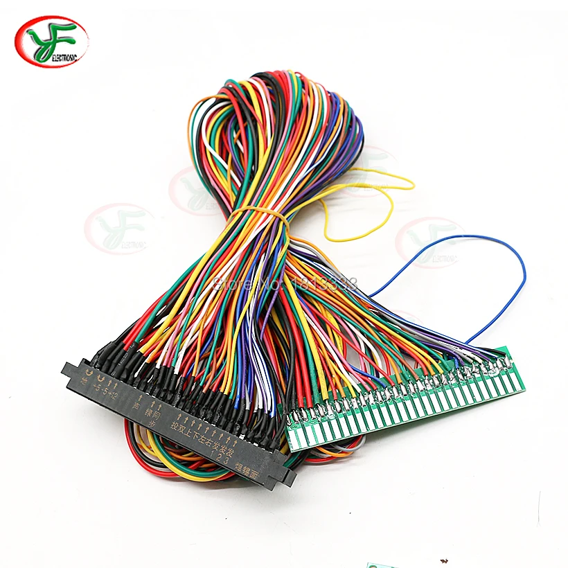 28pin удлинитель JAMMA 1 м длина аркадная игровая доска 28PIN жгут проводов мужские и