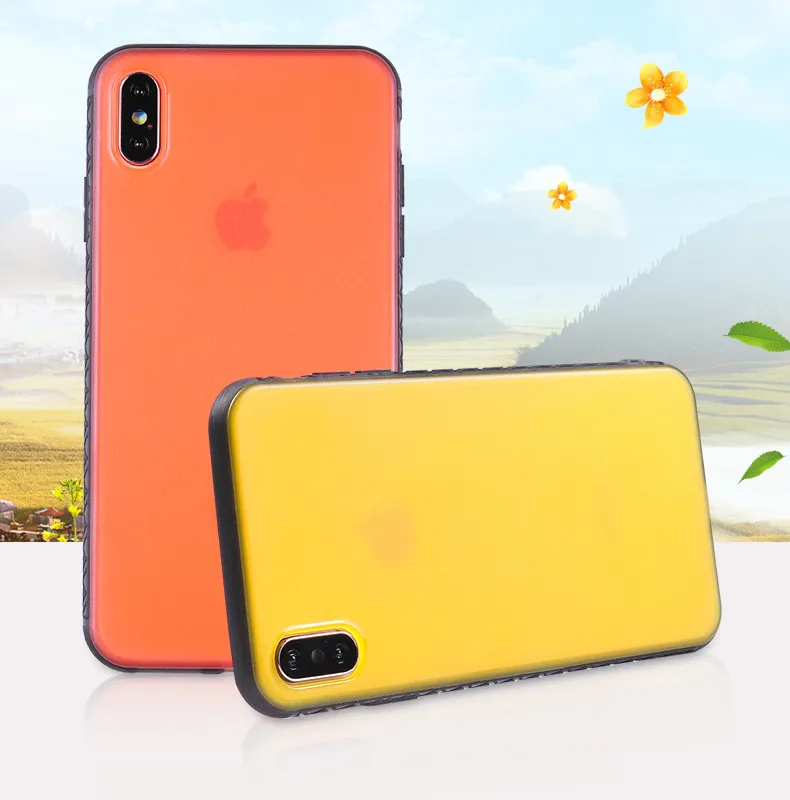 Модный чехол из углеродного волокна с градиентом фруктов и конфет для iPhone X XS Max Xr 8