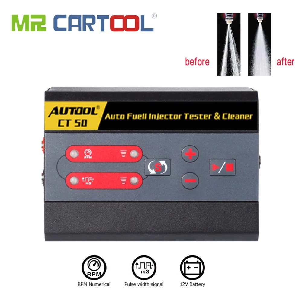 CARTOOL CT50 машина для очистки топливного инжектора автомобиля автомобильные