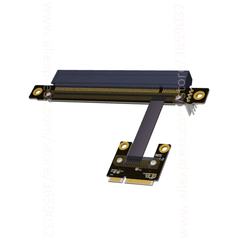 Мини PCI e mPCIe WAN Wi Fi до PCIe x16 E 16x адаптер Riser Gen3.0 Mini ленточный кабель pci для карты 128