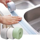 Самоклеящиеся керамические наклейки для кухни, водостойкие наклейки из ПВХ с защитой от влаги, прочные инструменты для герметизации стен ванной комнаты