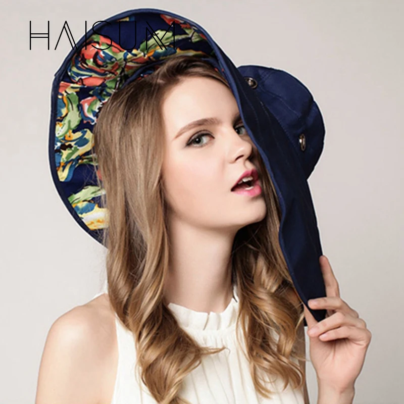 Chapeau новинка Sombrero Haisum 2018 модный дизайн Цветочная складная шляпа с полями летняя