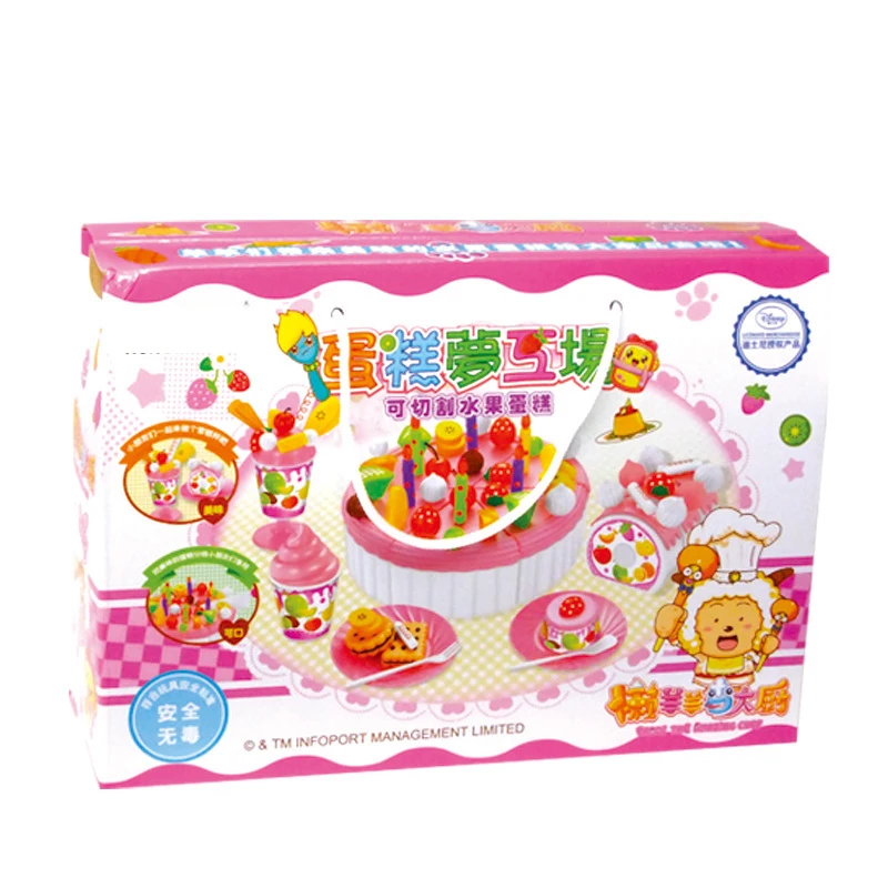 DIY Кекс Торт Ко Дню Рождения Детей Играть Дома Игрушки Кухня дома игрушки детские