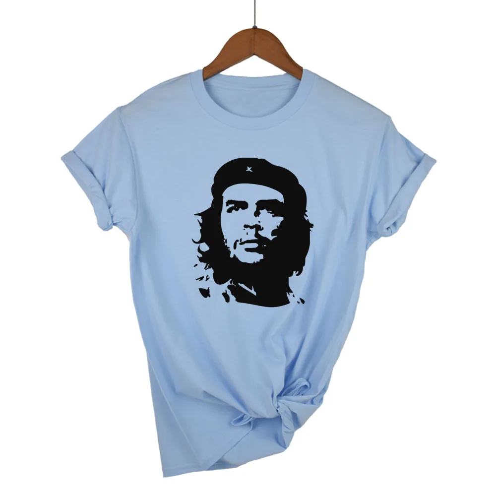 100% хлопок Che Guevara футболка с графическим принтом белая серая летняя стильная