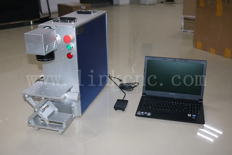 Бизнес карта волокна маркировки лазерная маркировочная машина пластиковые