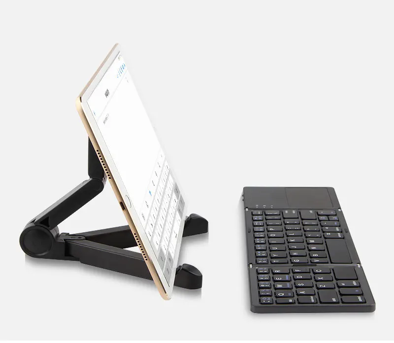 Двойная Складная Беспроводная Bluetooth клавиатура для samsung Galaxy Tab 3 Tab3 4 2 8,0 10,1 7,0 SM-T530 планшет тачпад Клавиатура Чехол