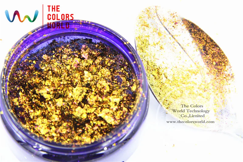 Искусственные хлопья с волшебным эффектом TCWB192 большого размера хамелеон для