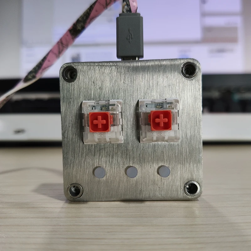 OSU мини Механическая RGB Клавиатура Cherry Box Switch Definable портативная винтажная металлическая игровая клавиатура с английским программным обеспечением
