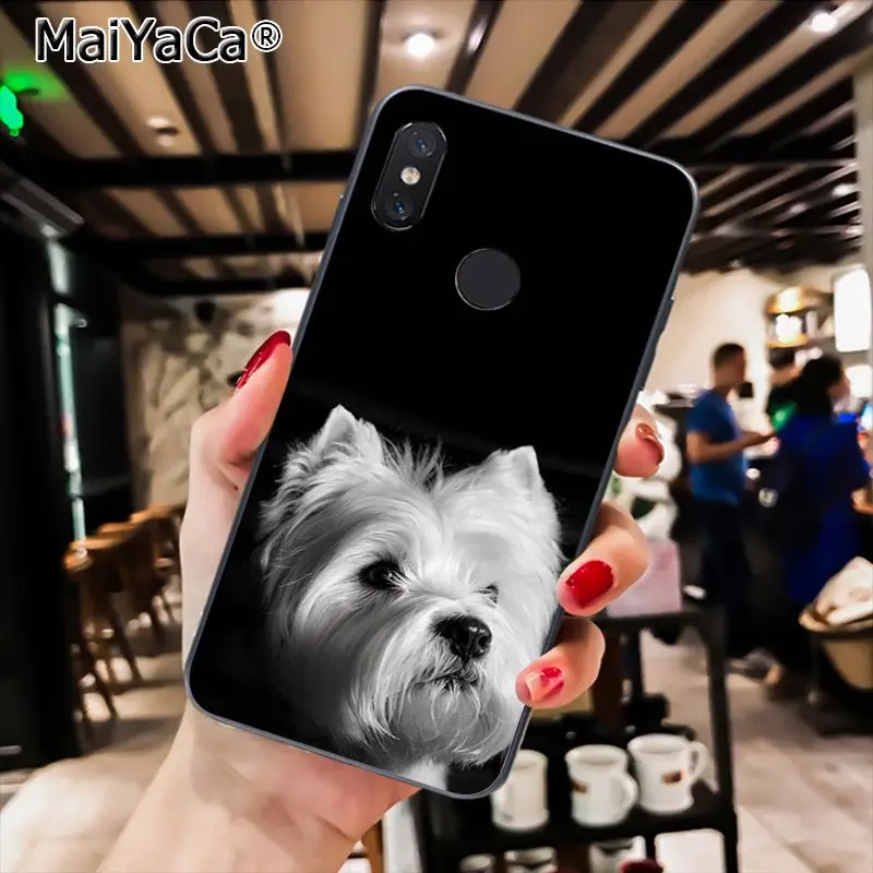 MaiYaCa Westie терьер собака щенок Highland терьер чехол для телефона для Xiaomi Redmi8 4X 6A S2 7A 6A Redmi 5 5Plus Note5 7 Note8Pro