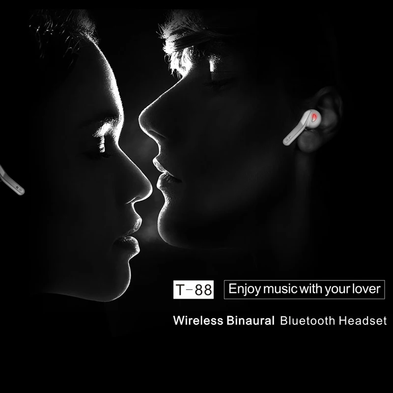Bluetooth наушники с микрофоном мини Touch управление Hi Fi беспроводная гарнитура X7