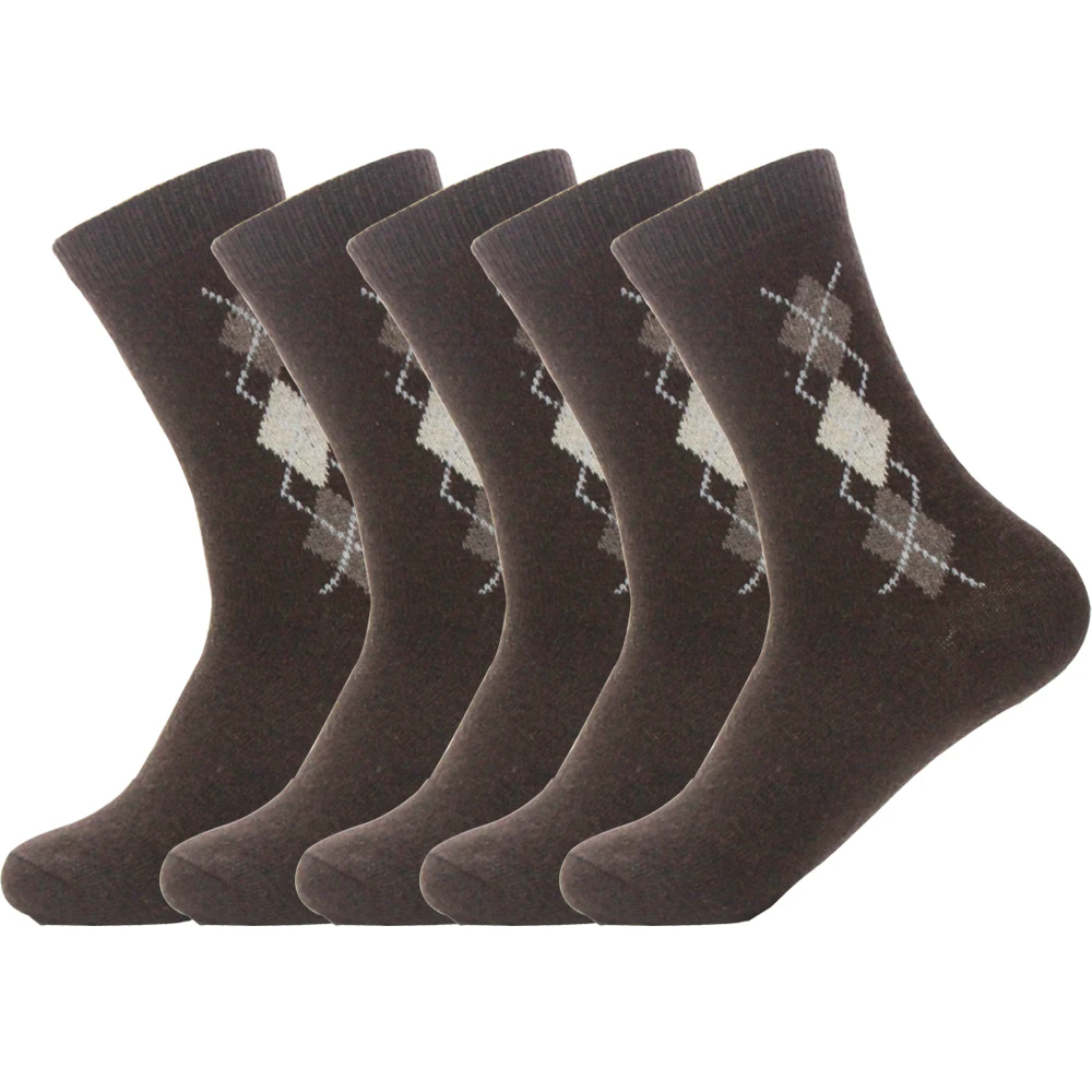 Rabbit Wool Fabric Quality Men Spring Winter Warm Socks Deodorant Breathable Soft Business Casual Big 3 grid Male Sock | Мужская одежда