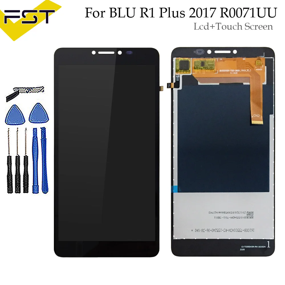 Для BLU R1 Plus R0051UU R0070UU + ЖК дисплей и кодирующий преобразователь сенсорного экрана в