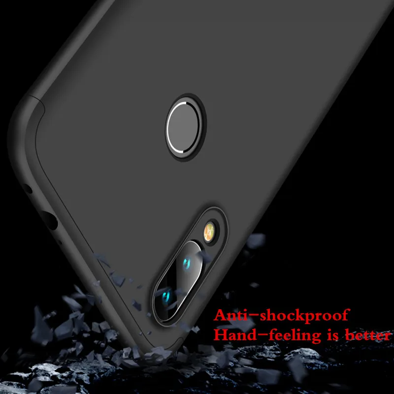 100 шт./лот 360 Полный чехол для телефона Xiaomi 9 9SE 9T Pro CC9 A3 Lite CC9e Redmi 7A 7 K20 3 в 1 матовый