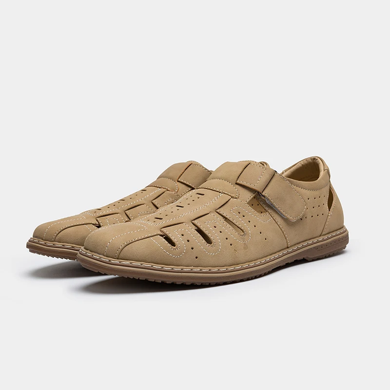 Для мужчин пляжные Искусственная кожа Сандалии Летняя обувь слайд рыбы сандалии