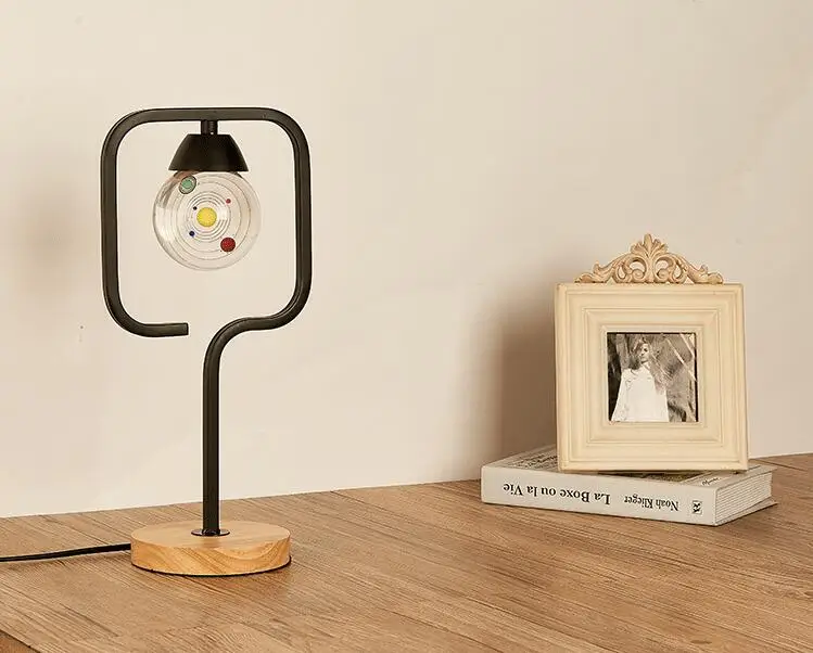 Прикроватная Хрустальная настольная лампа на солнечной батарее для спальни