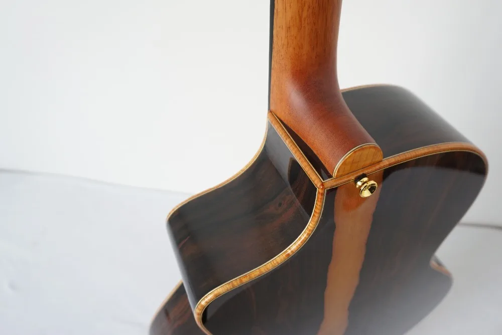 Yulong Guo A-ECHOES бренд все твердые двойной кедр Топ Акустическая гитара модель SG03DCZ