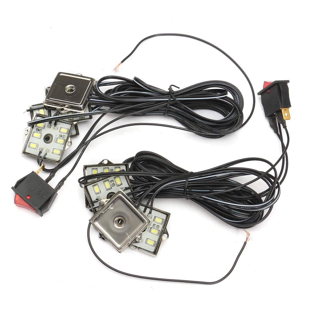 48LED 12 В DC 8 Вт грузовик кровать/задний рабочий ящик светильник ing Kit багажник светильник для всех pick up белый