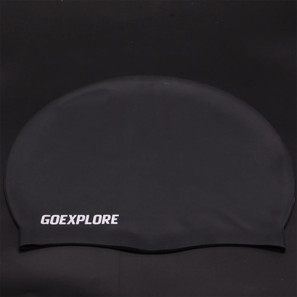 Кепка Goexplore для плавания мужчин и женщин эластичная силиконовая резиновая