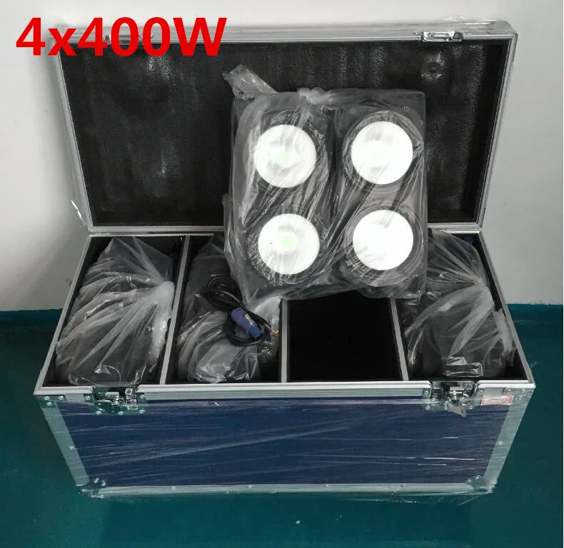 Полетная копия с 4 шт 4x100 Вт, Блиндер, фотолампа, 4 глаза, монолитный блок света, лампа высокой мощности DMX 512, сценический свет, холодный белый, теплый белый свет, RGBWA UV, 6 в 1