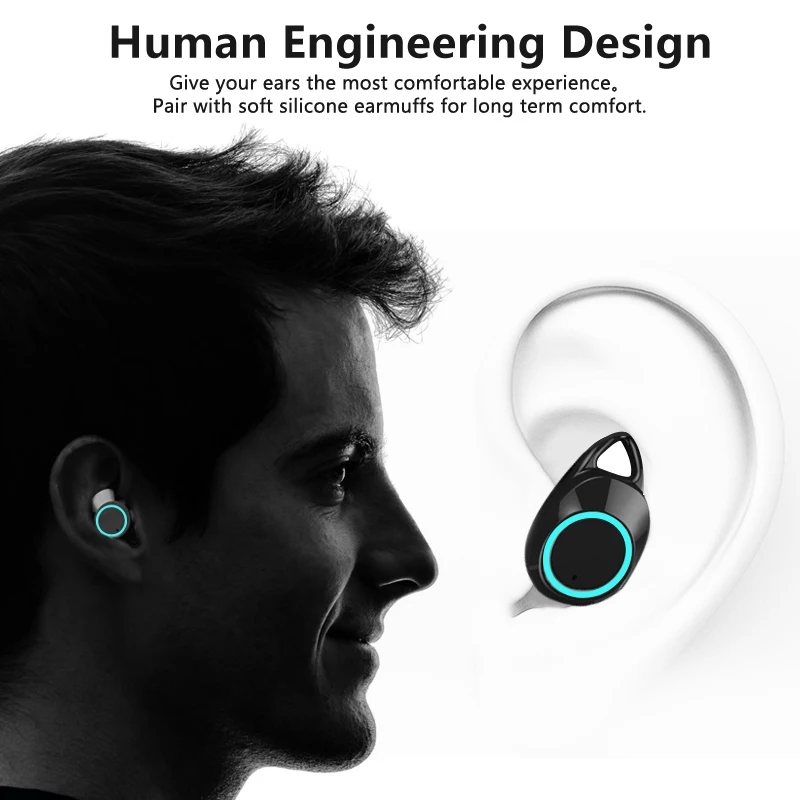 Наушники вкладыши X6 наушники TWS Bluetooth 5 0 Бег Спорт басовые Беспроводной для iphone