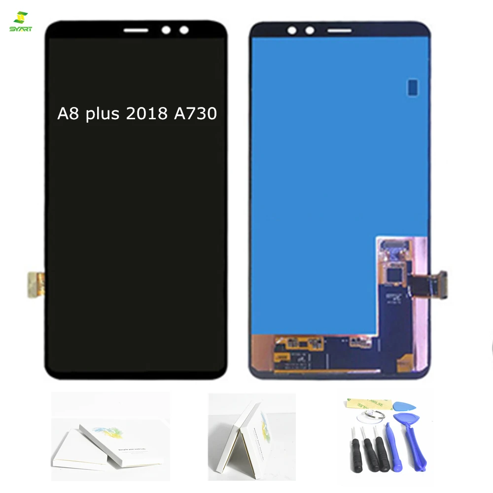 A8 Plus SUPER AMOLED Полный ЖК дисплей для SAMSUNG Galaxy 2018 A730 A730x сенсорный дигитайзер Замена