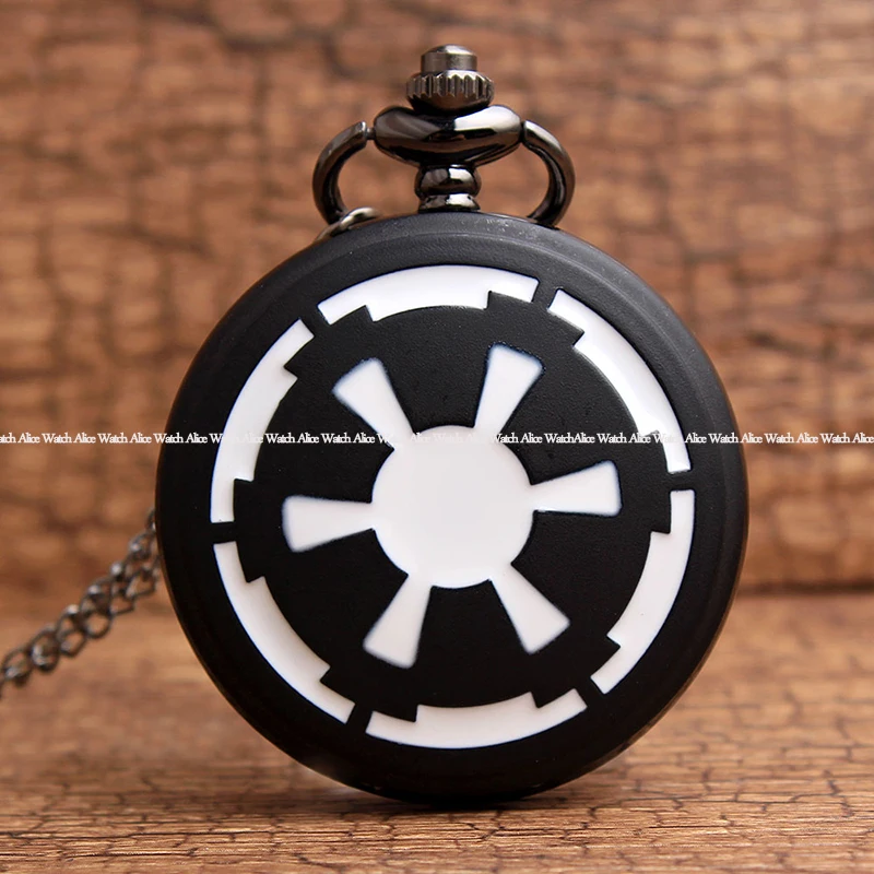 Винтажные карманные часы с подвеской в виде цепочки из бронзы Звездные войны|de