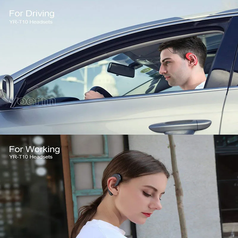 Debous костной проводимости наушники водонепроницаемые Bluetooth спортивные гарнитуры