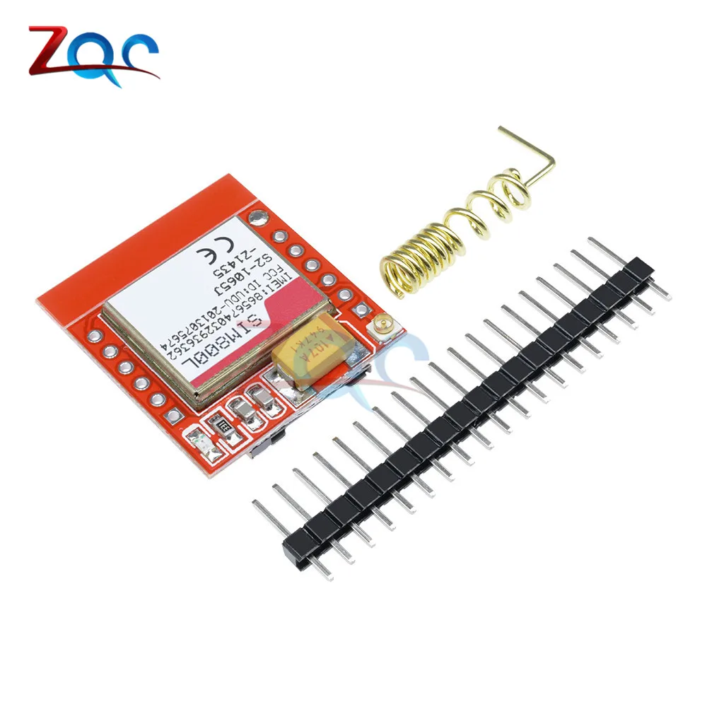 Миниатюрный SIM800L GPRS GSM модуль беспроводная плата с ядром карты MicroSIM